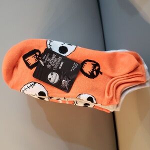 Disney 12 pack of no show Nightmare Before Christmas socks NWT